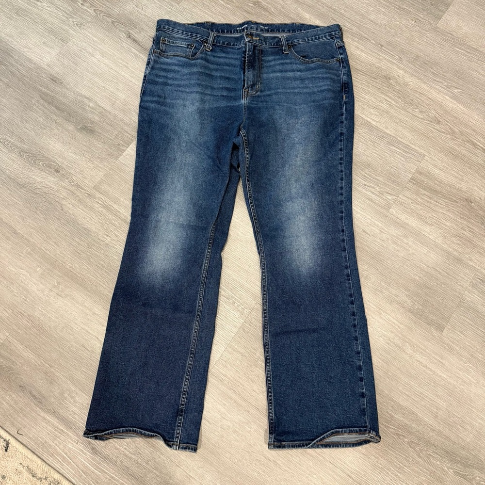 Old Navy Men's Relaxed Fit Dark Blue Jeans